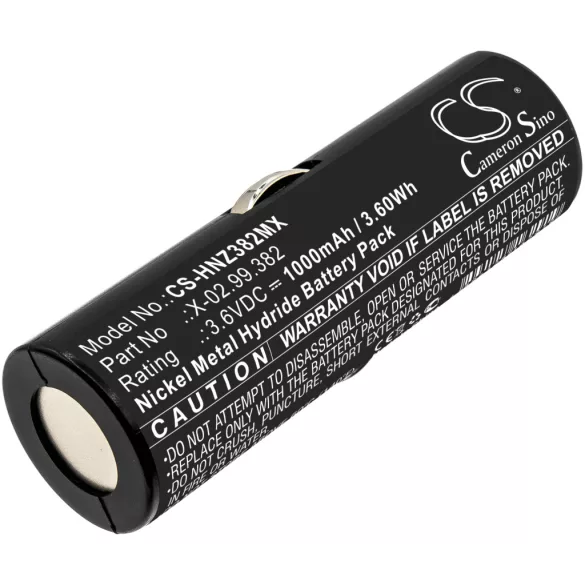 Utángyártott Heine Orvosi Ni-MH akkumulátor 3.6V 1000mAh B12043, BATT/110904-A1 - CameronSino