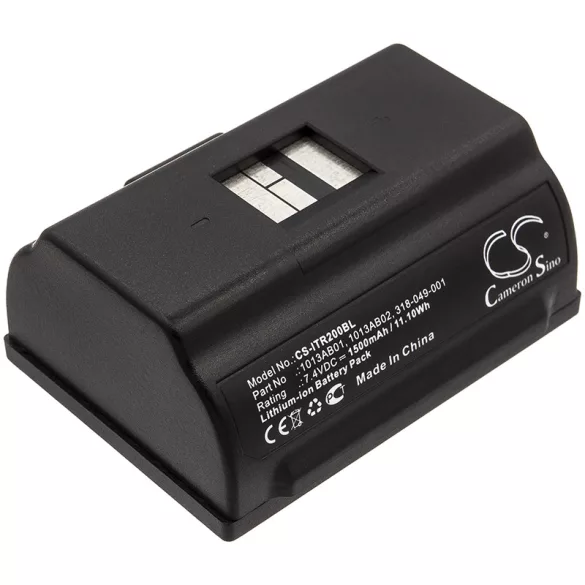 Utángyártott Intermec Hordozható nyomtató Li-ion akkumulátor 7.4V 1500mAh 1013AB01, 318-049-001 - CameronSino