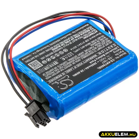 Utángyártott Kronos digitális óra Li-ion akkumulátor 11.1V 2600mAh GS-1907 - CameronSino