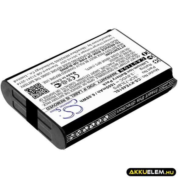 Utángyártott Kyocera mobil Li-ion akkumulátor 3.8V 1600mAh SCP-73LBPS - CameronSino