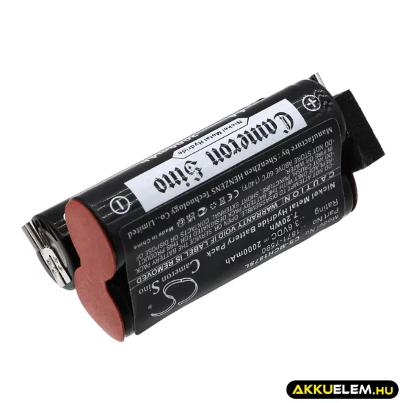 Utángyártott Moser Borotva Ni-MH akkumulátor 3.6V 2000mAh 1871-7590 - CameronSino