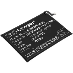   Utángyártott Redmi mobil Li-Polymer akkumulátor 3.85V 4850mAh BN53 - CameronSino