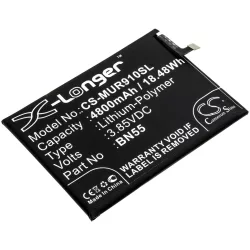   Utángyártott Pocophone mobil Li-Polymer akkumulátor 3.85V 4800mAh - CameronSino