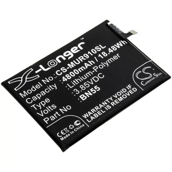 Utángyártott Pocophone mobil Li-Polymer akkumulátor 3.85V 4800mAh - CameronSino