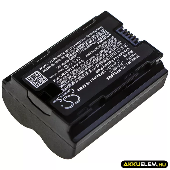 Utángyártott Fujifilm Kamera Li-ion akkumulátor 7.4V 2250mAh NP-W235 - CameronSino