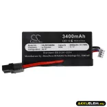Utángyártott Parrot drón akkumulátor 11.1V PF070250 - CameronSino
