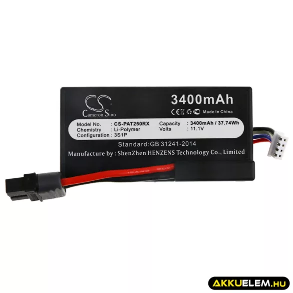 Utángyártott Parrot drón akkumulátor 11.1V PF070250 - CameronSino