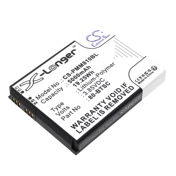Utángyártott Point Mobile Vonalkód szkenner Li-Polymer akkumulátor 3.85V 5000mAh 80-BTEC, 80-BTSC - CameronSino