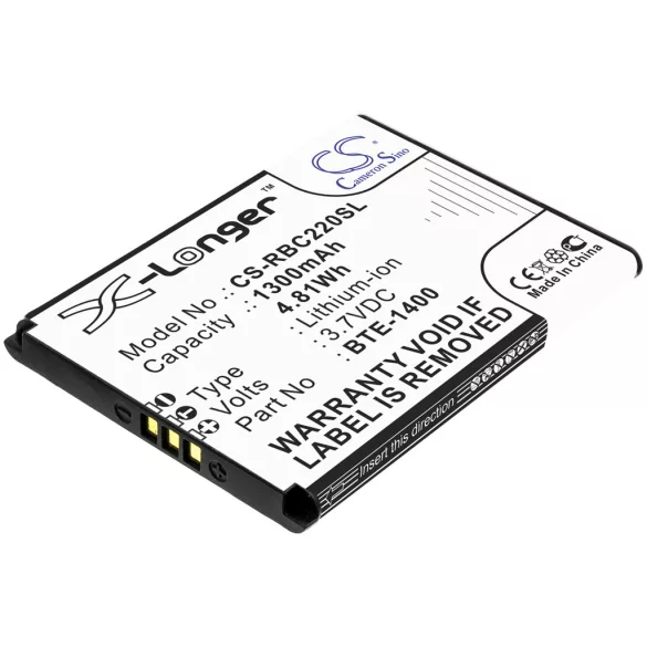 Utángyártott ANS mobil Li-ion akkumulátor 3.7V 1300mAh - CameronSino