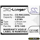 Utángyártott ANS mobil Li-ion akkumulátor 3.7V 1300mAh - CameronSino