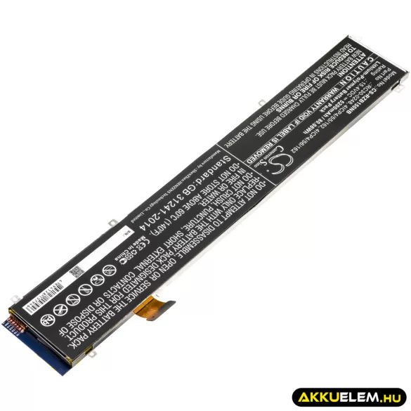 Utángyártott Razer laptop Li-Polymer akkumulátor 15.4V 5200mAh RC30-0248, 4ICP4/55/162 - CameronSino