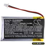Utángyártott Sena Vezeték nélküli fejhallgató Li-Polymer akkumulátor 3.7V 650mAh YP802542P - CameronSino