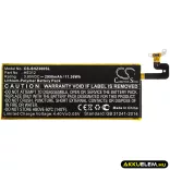 Utángyártott Sharp mobil Li-Polymer akkumulátor 3.85V 2950mAh HE312 - CameronSino