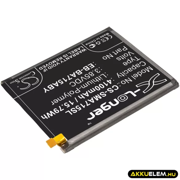 Utángyártott Samsung mobil Li-Polymer akkumulátor 3.85V 4100mAh EB-BA715ABY, GH82-22153A - CameronSino