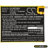 Utángyártott Samsung Tablet Li-Polymer akkumulátor 3.85V 5100mAh SWD-WT-N8 - CameronSino