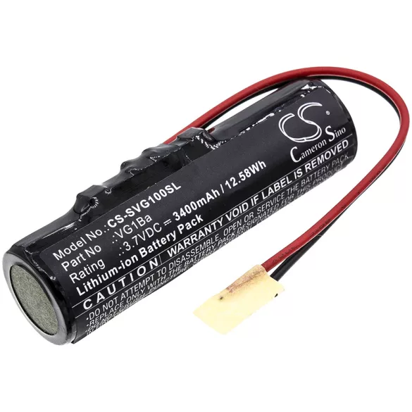 Utángyártott Soundcast hangszóró Li-ion akkumulátor 3.7V 3400mAh VG1Ba - CameronSino