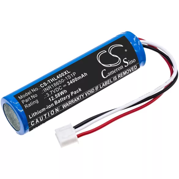 Utángyártott Theradome ápolási eszköz Li-ion akkumulátor 3.7V 3400mAh INR18650-1S1P - CameronSino