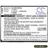 Utángyártott Wiko mobil Li-ion akkumulátor 3.85V 2400mAh V12BNL, W-V600 - CameronSino