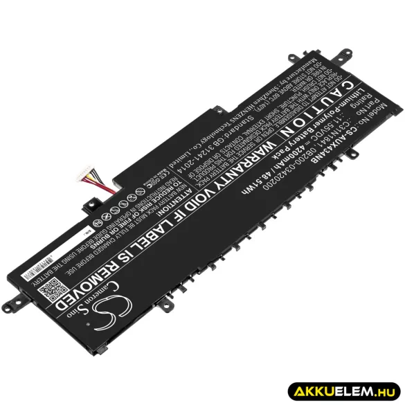 Utángyártott Asus laptop Li-Polymer akkumulátor 11.55V 4200mAh C31N1841, 0B200-03420200 - CameronSino