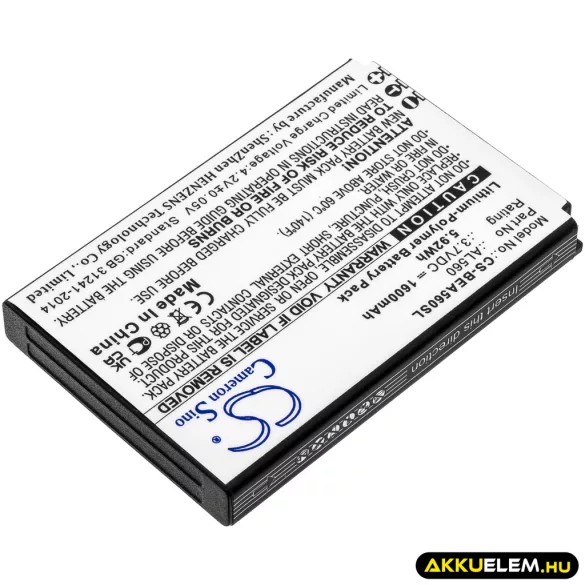 Utángyártott Bea-fon mobil Li-Polymer akkumulátor 3.7V 1600mAh AL560 - CameronSino
