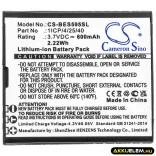 Utángyártott Bea-fon mobil Li-ion akkumulátor 3.7V 600mAh 1ICP/4/25/40 - CameronSino