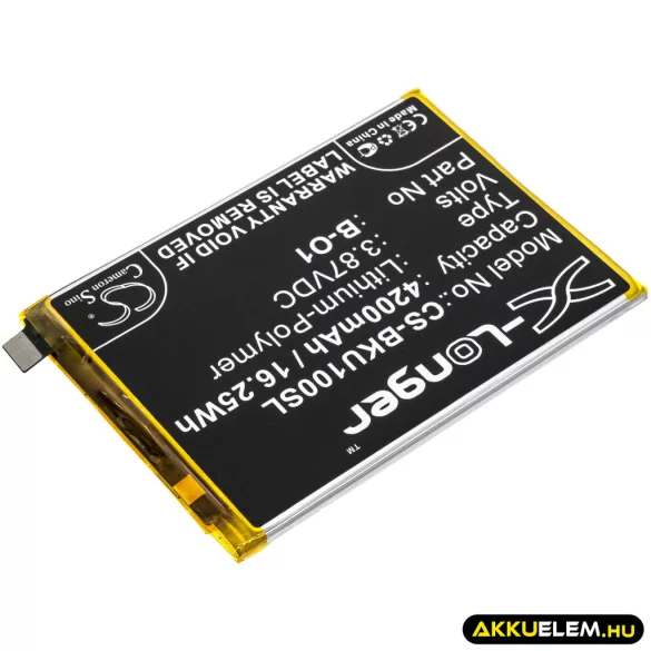Utángyártott Vivo mobil Li-Polymer akkumulátor 3.87V 4200mAh B-O1 - CameronSino