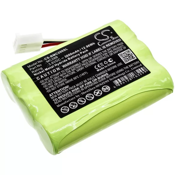 Utángyártott Beamex egyéb Ni-MH akkumulátor 3.6V 3600mAh MC28B, 8036140 - CameronSino