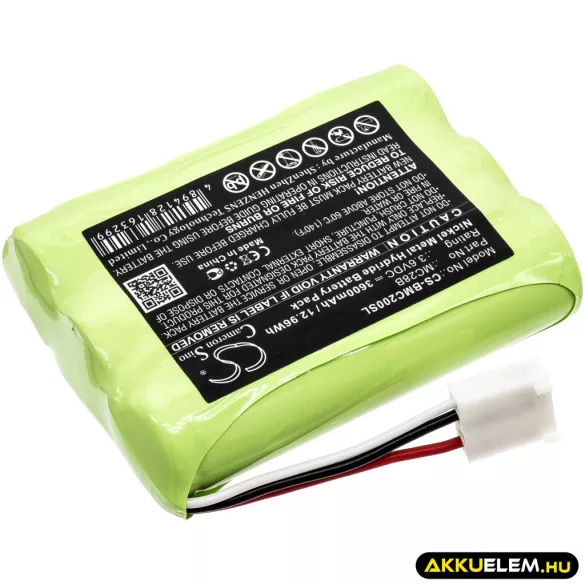 Utángyártott Beamex egyéb Ni-MH akkumulátor 3.6V 3600mAh MC28B, 8036140 - CameronSino