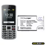 Utángyártott Emporia mobil Li-ion akkumulátor 3.7V 950mAh AK-V500 - CameronSino