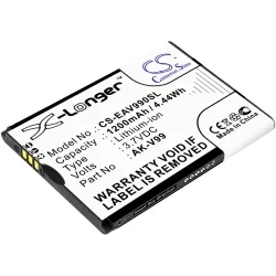   Utángyártott Emporia mobil Li-ion akkumulátor 3.7V 1200mAh AK-V99 - CameronSino