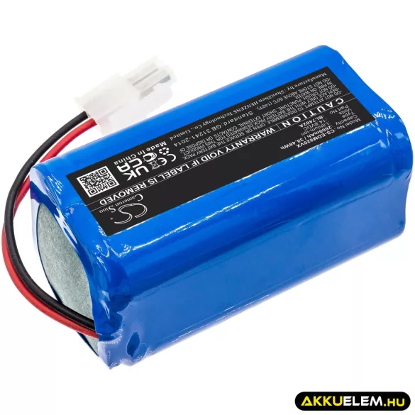 Utángyártott Tesla porszívó Li-ion akkumulátor 14.8V 2600mAh - CameronSino