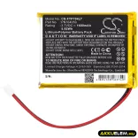Utángyártott Fatboy asztali lámpa Li-Polymer akkumulátor 3.7V 1600mAh PN704050 - CameronSino