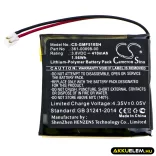 Utángyártott Garmin Okosóra Li-Polymer akkumulátor 3.8V 410mAh 361-00098-00 - CameronSino