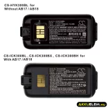 Utángyártott Honeywell Vonalkód szkenner Li-ion akkumulátor 3.7V 5200mAh 318-034-001, 318-034-003 - CameronSino
