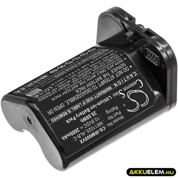 Utángyártott iRobot porszívó Li-ion akkumulátor 10.8V 2600mAh ALB-C, M611020 - CameronSino