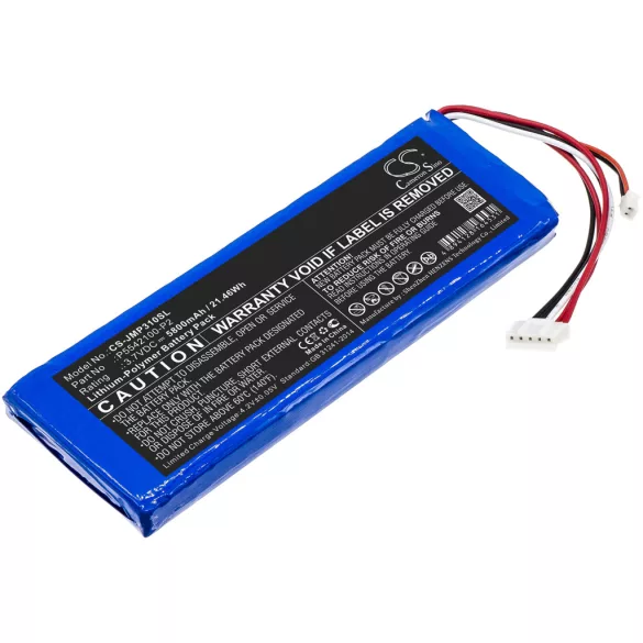 Utángyártott JBL hangszóró Li-Polymer akkumulátor 3.7V 5800mAh P5542100-P2 - CameronSino