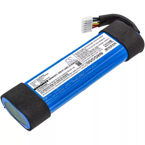 Utángyártott JBL hangszóró Li-ion akkumulátor 7.4V 5200mAh GSP-2S2P-XT3A - CameronSino