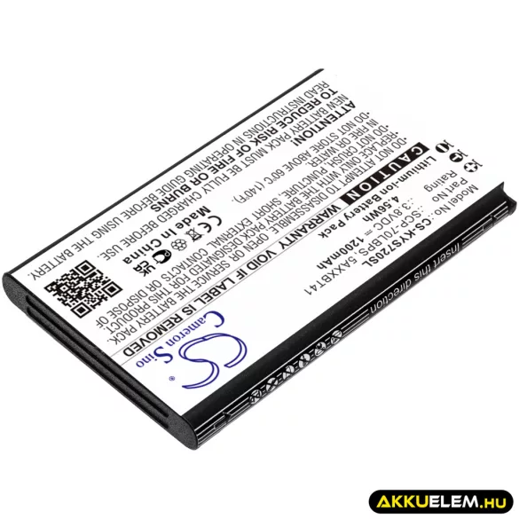 Utángyártott Kyocera mobil Li-ion akkumulátor 3.8V 1200mAh SCP-70LBPS, 5AXXBT41 - CameronSino