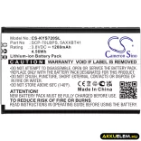 Utángyártott Kyocera mobil Li-ion akkumulátor 3.8V 1200mAh SCP-70LBPS, 5AXXBT41 - CameronSino