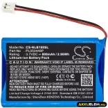 Utángyártott Nolan Vezeték nélküli fejhallgató Li-ion akkumulátor 3.7V 800mAh PL053448P, SPCOM00000080 - CameronSino