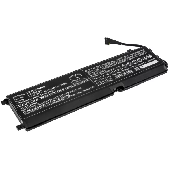 Utángyártott Razer laptop Li-Polymer akkumulátor 15.4V 4200mAh RC30-0328 - CameronSino