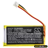 Utángyártott Sennheiser Vezeték nélküli fejhallgató Li-Polymer akkumulátor 3.7V 280mAh AHB571935PCT-03, BAP 800 - CameronSino