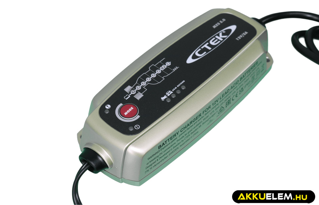 CTEK MXS 5.0 autó akkumulátor töltő karbantartó