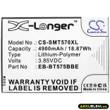 Utángyártott Samsung Tablet Li-Polymer akkumulátor 3.85V 4900mAh EB-BT575BBE, GH43-05039A - CameronSino