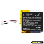 Utángyártott Sennheiser Vezeték nélküli fejhallgató Li-Polymer akkumulátor 3.7V 350mAh AHB552826TPC-2 - CameronSino
