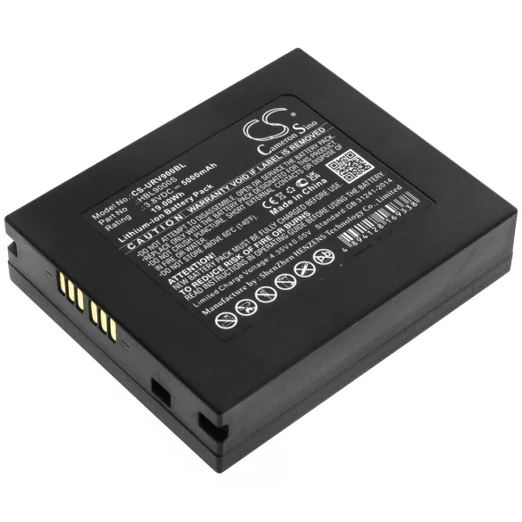Utángyártott Urovo Vonalkód szkenner Li-ion akkumulátor 3.8V 5000mAh HBL9000S - CameronSino