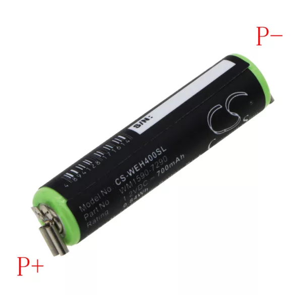 Utángyártott Wella Borotva Ni-MH akkumulátor 1.2V 700mAh WM1590-7290 - CameronSino