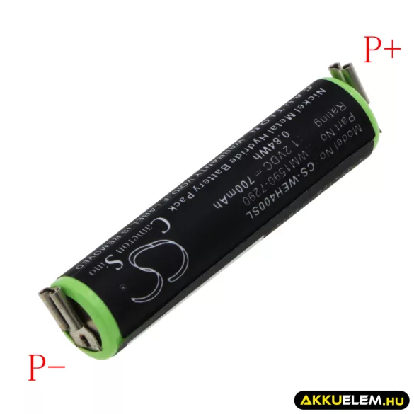 Utángyártott Wella Borotva Ni-MH akkumulátor 1.2V 700mAh WM1590-7290 - CameronSino