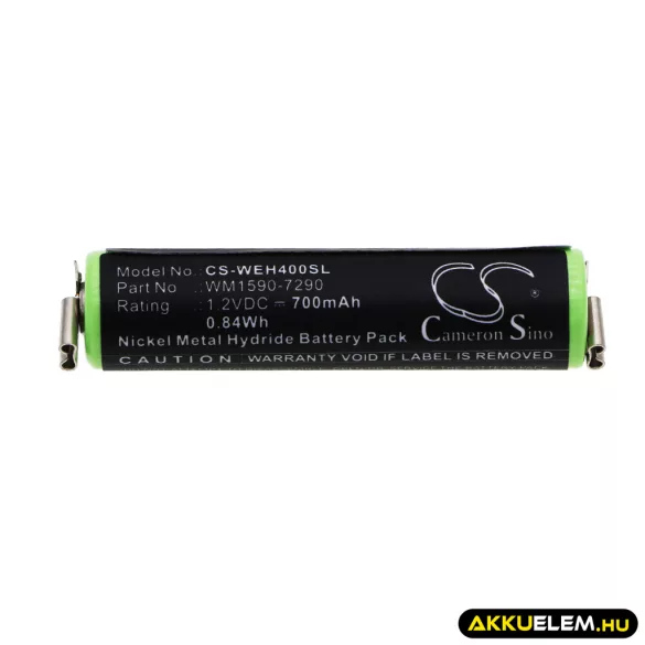 Utángyártott Wella Borotva Ni-MH akkumulátor 1.2V 700mAh WM1590-7290 - CameronSino