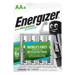   Energizer AA 2300mAh NiMH akku Extreme 4db/csomag (ár/csomag)